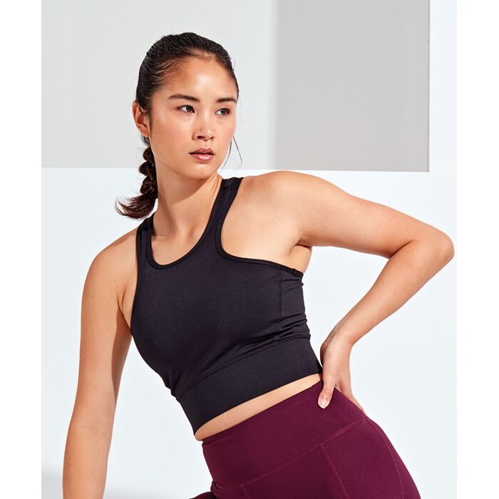 Performance sports mid-length bra (low impact) Thumbnail