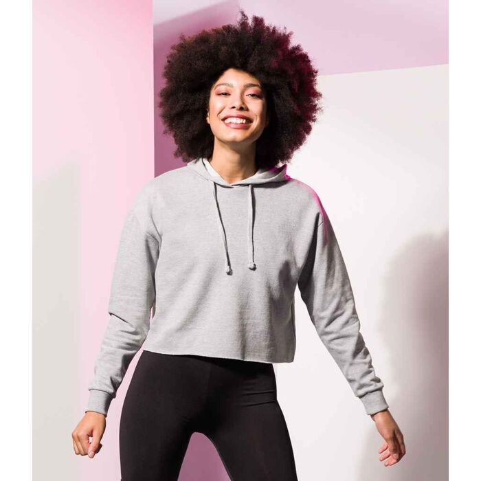 Women's cropped slounge hoodie Thumbnail