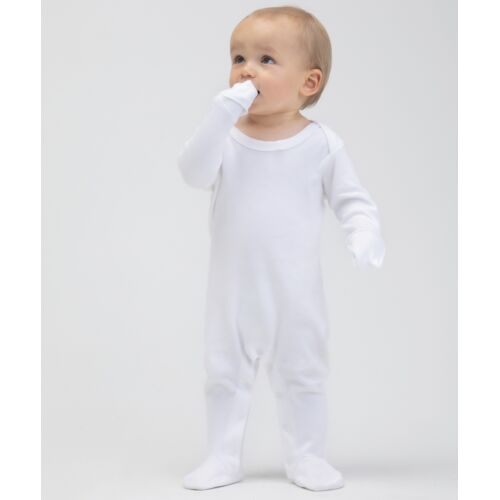 Baby organic envelope sleepsuit with mitts Thumbnail