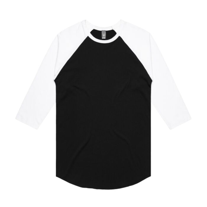 3/4 RAGLAN TEE (AS COLOUR) Thumbnail