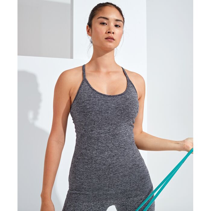 Seamless '3D fit' multi-sport sculpt vest with secret support Thumbnail