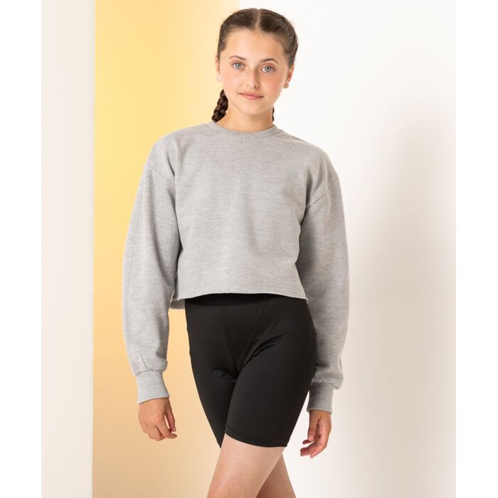 Kids Cropped Slounge Sweatshirt Thumbnail