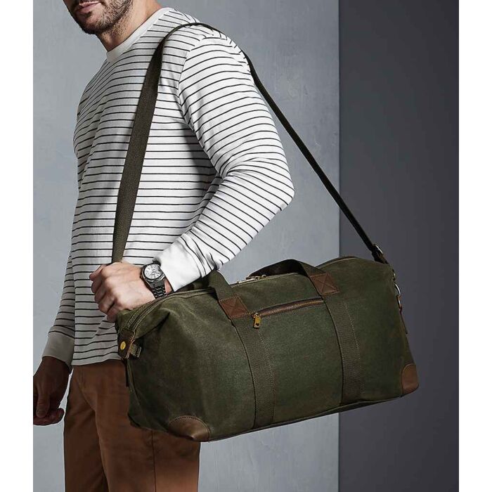 Heritage Waxed Canvas Holdall Thumbnail